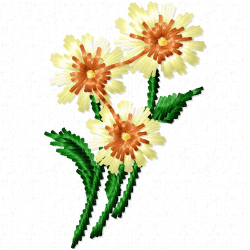 Flowers Embroidery Design 7 Flowers Embroidery Design 7